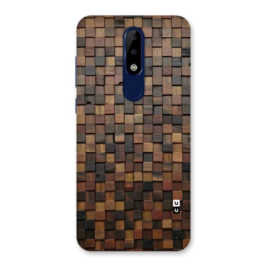Blocks Of Wood Back Case for Nokia 5.1 Plus