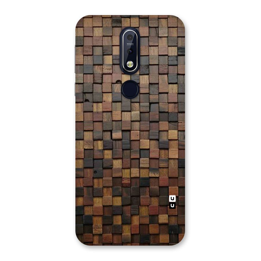 Blocks Of Wood Back Case for Nokia 7.1