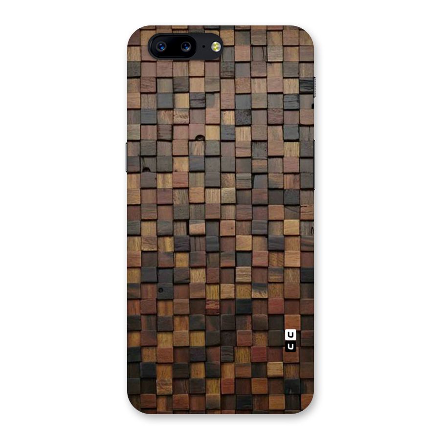 Blocks Of Wood Back Case for OnePlus 5