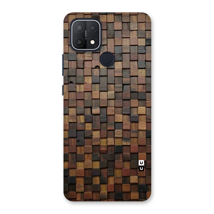 Blocks Of Wood Back Case for Oppo A15s