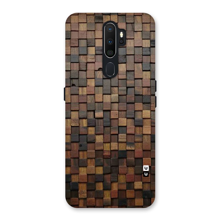 Blocks Of Wood Back Case for Oppo A5 (2020)
