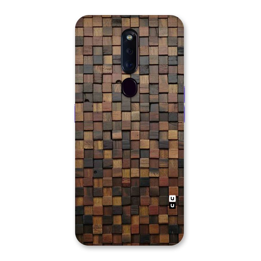 Blocks Of Wood Back Case for Oppo F11 Pro