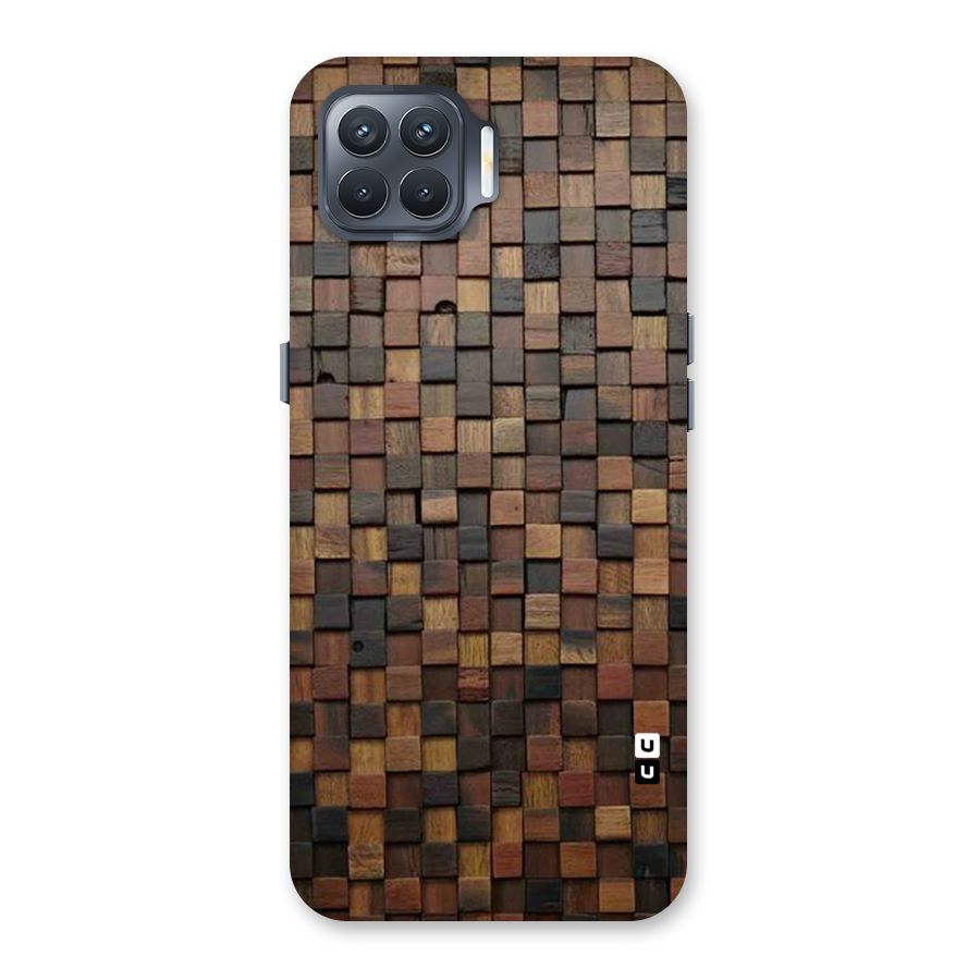 Blocks Of Wood Back Case for Oppo F17 Pro