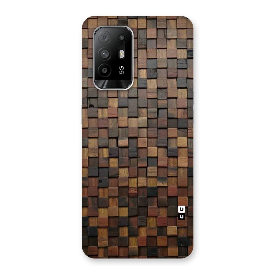 Blocks Of Wood Back Case for Oppo F19 Pro Plus 5G