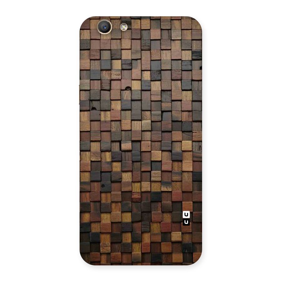 Blocks Of Wood Back Case for Oppo F1s