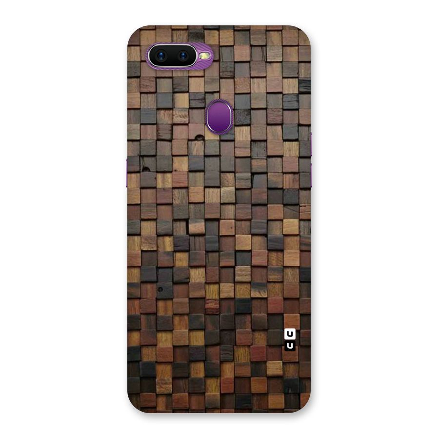 Blocks Of Wood Back Case for Oppo F9