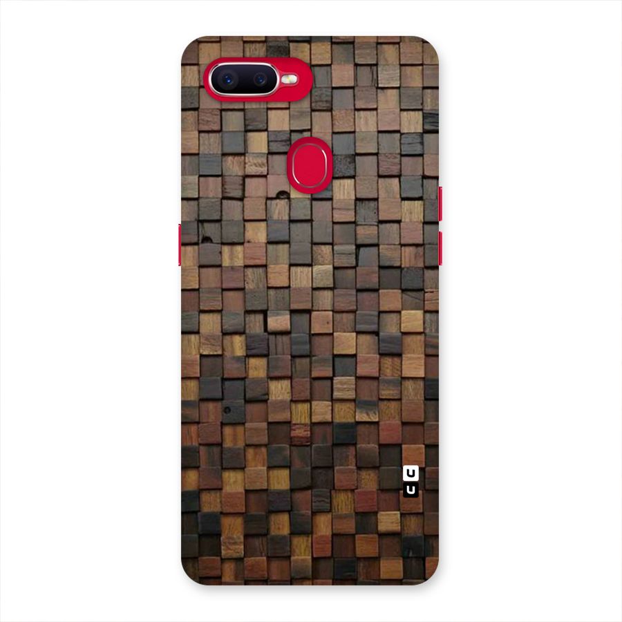 Blocks Of Wood Back Case for Oppo F9 Pro