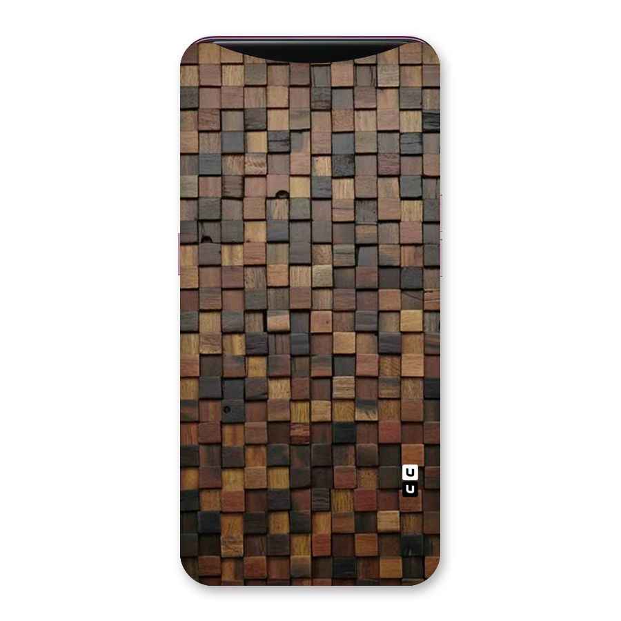 Blocks Of Wood Back Case for Oppo Find X