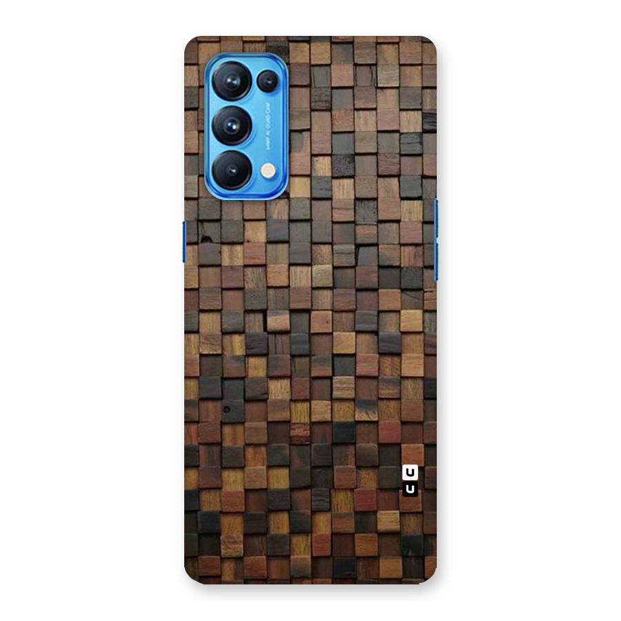 Blocks Of Wood Back Case for Oppo Reno5 Pro 5G