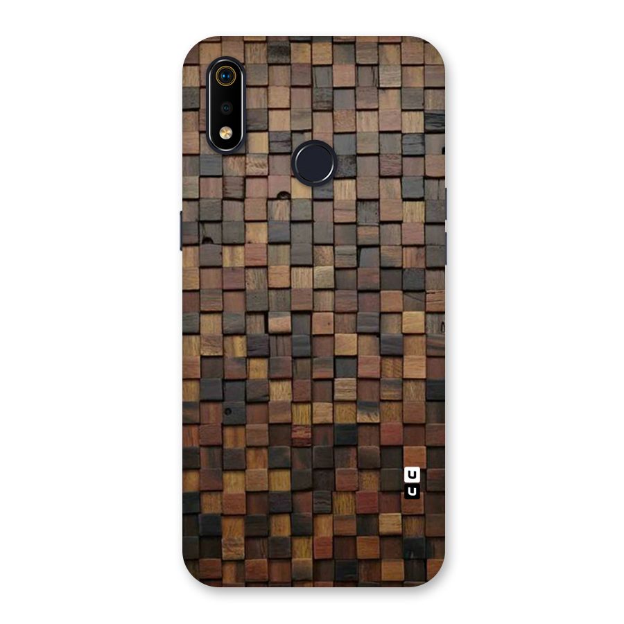 Blocks Of Wood Back Case for Realme 3i