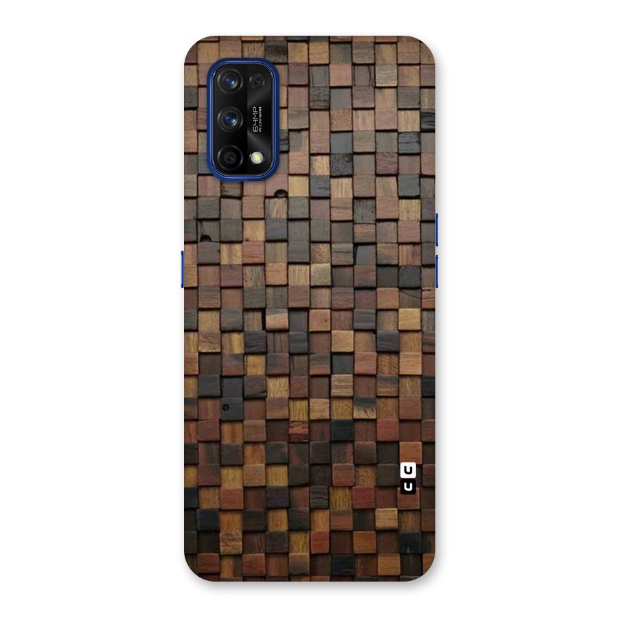 Blocks Of Wood Back Case for Realme 7 Pro