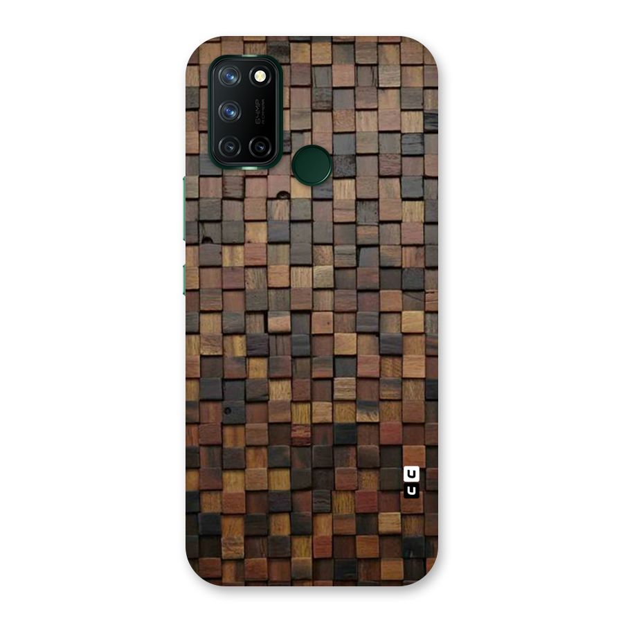 Blocks Of Wood Back Case for Realme 7i