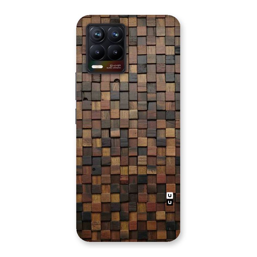 Blocks Of Wood Back Case for Realme 8