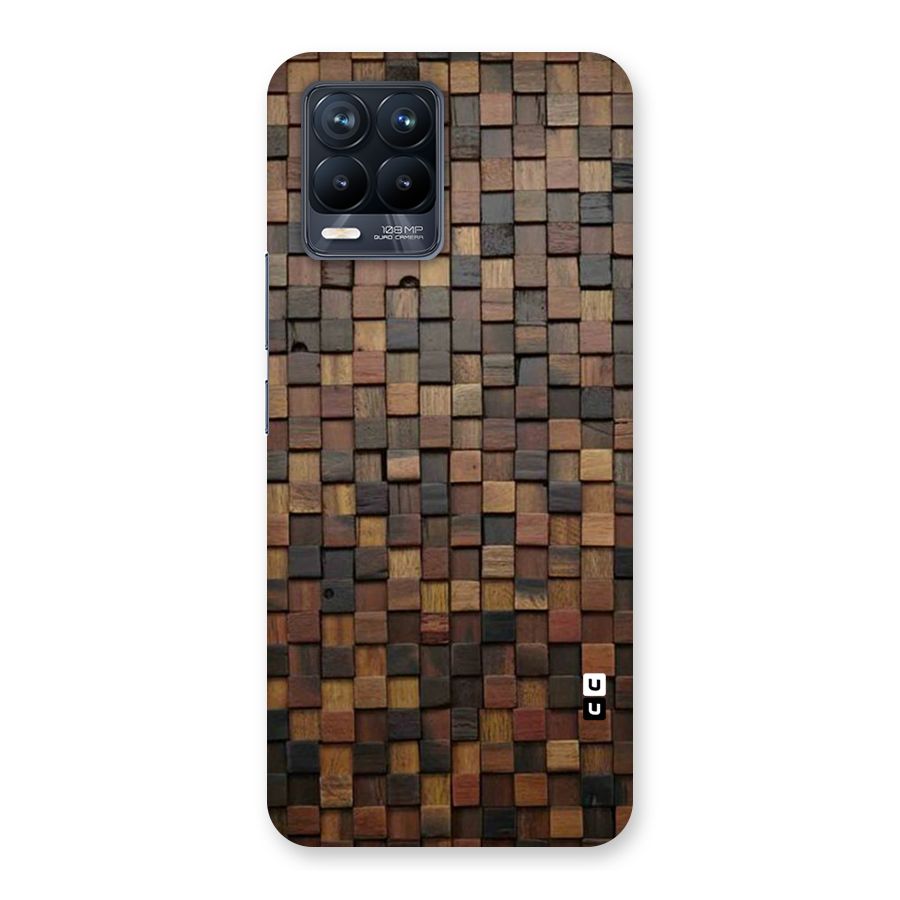 Blocks Of Wood Back Case for Realme 8 Pro