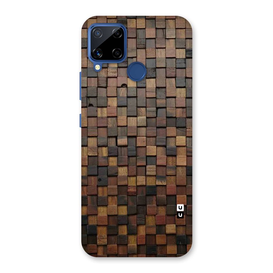 Blocks Of Wood Back Case for Realme C15