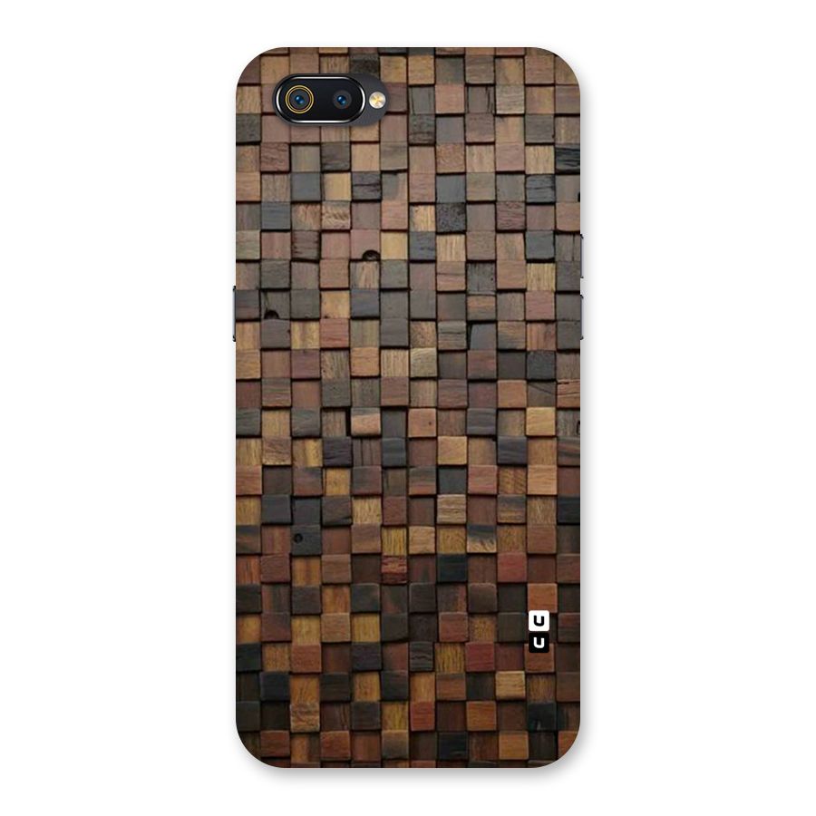 Blocks Of Wood Back Case for Realme C2