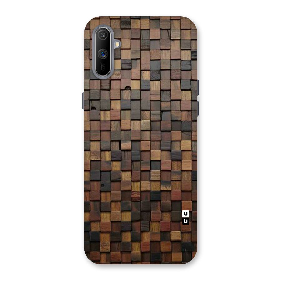 Blocks Of Wood Back Case for Realme C3