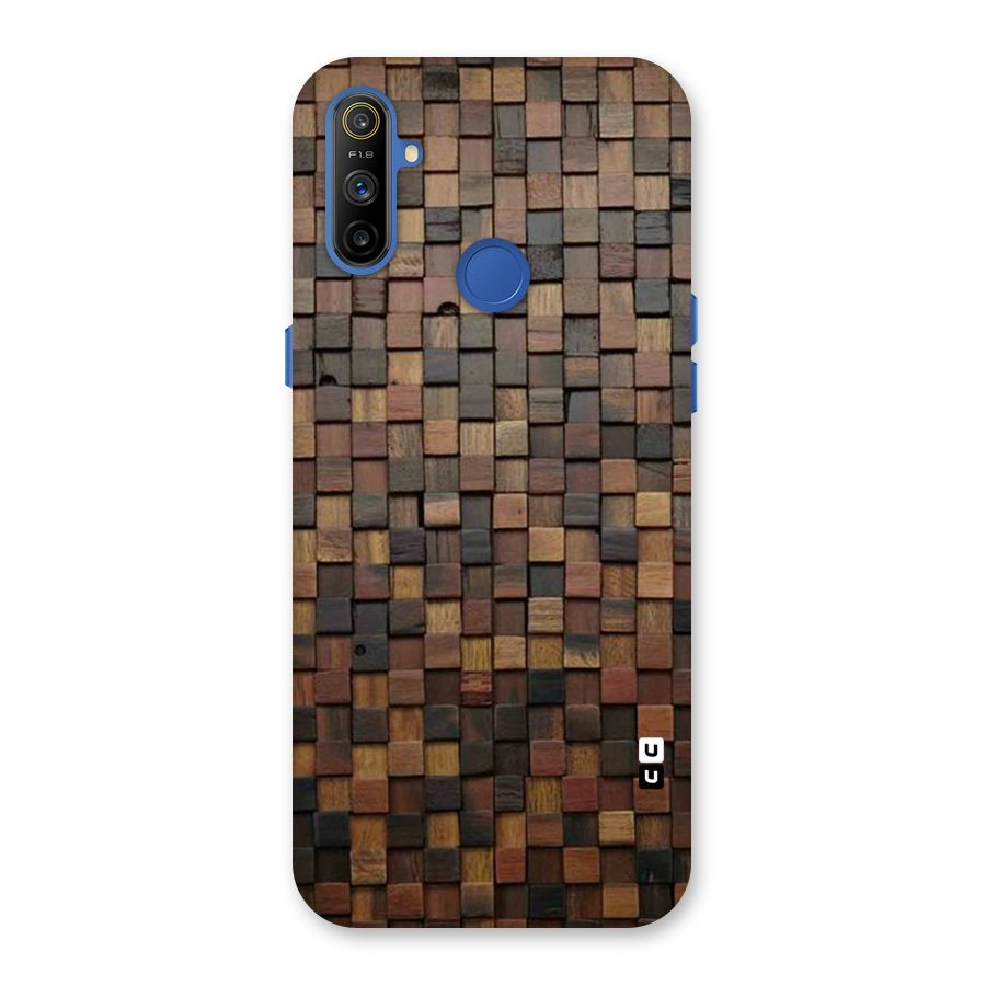 Blocks Of Wood Back Case for Realme Narzo 10A