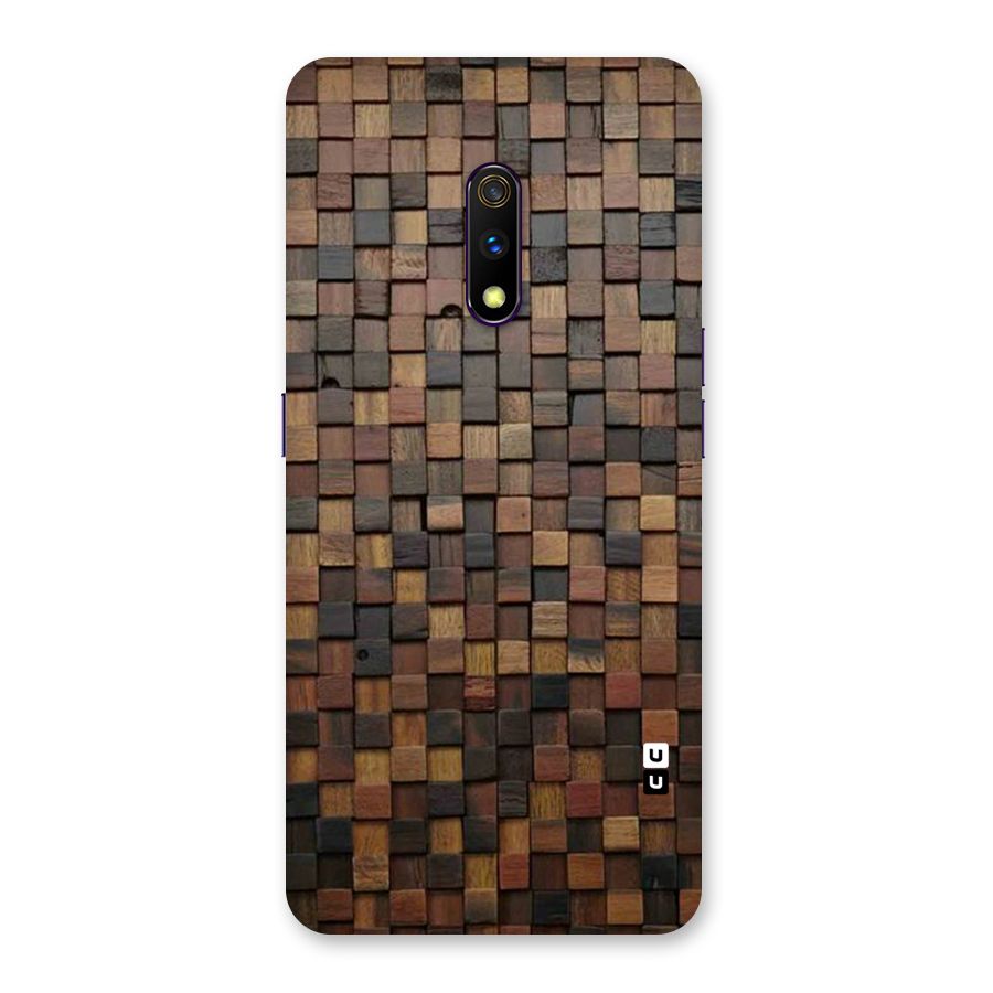 Blocks Of Wood Back Case for Realme X