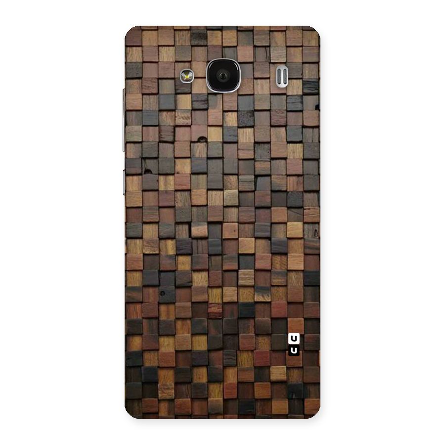 Blocks Of Wood Back Case for Redmi 2 Prime
