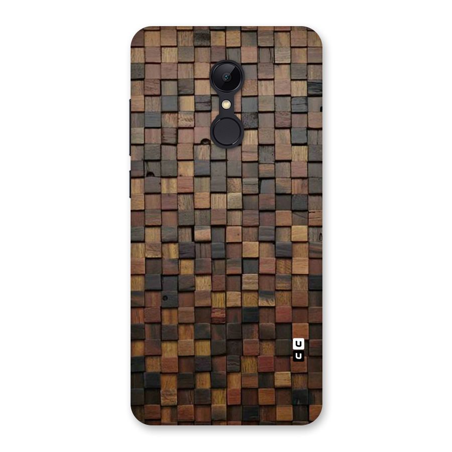 Blocks Of Wood Back Case for Redmi 5