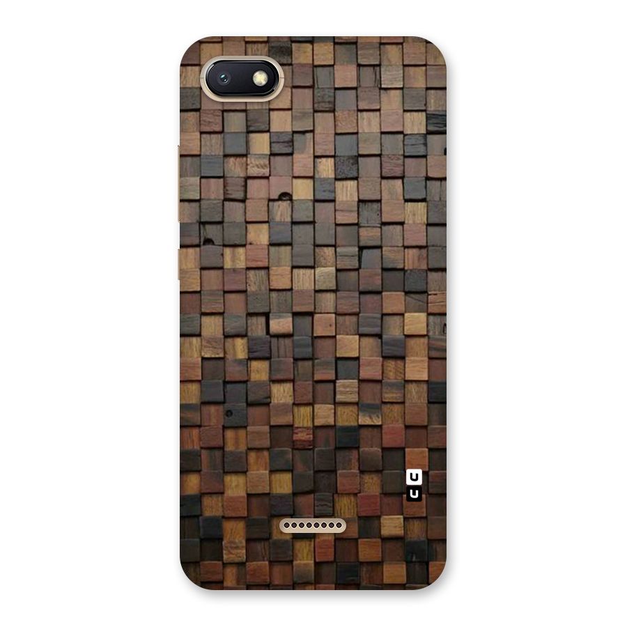 Blocks Of Wood Back Case for Redmi 6A