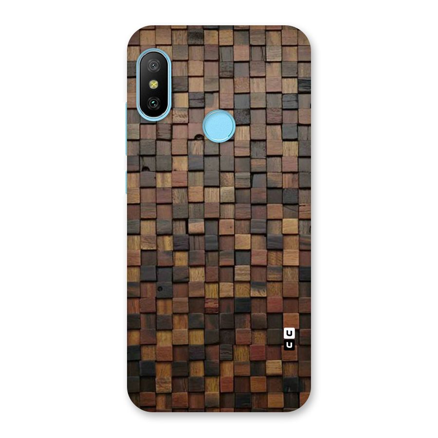 Blocks Of Wood Back Case for Redmi 6 Pro