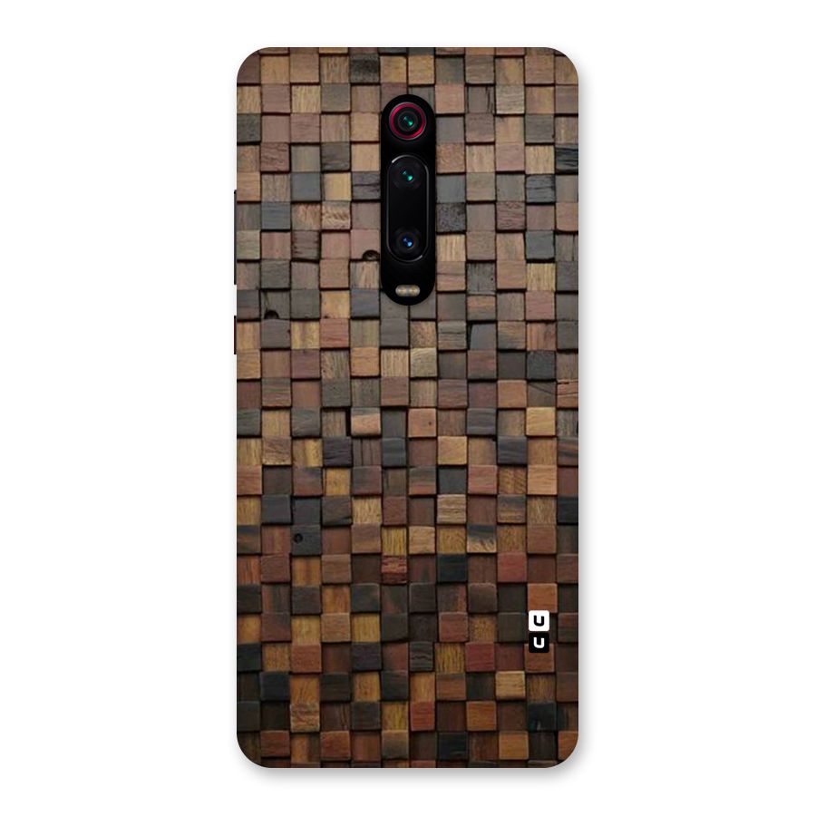 Blocks Of Wood Back Case for Redmi K20
