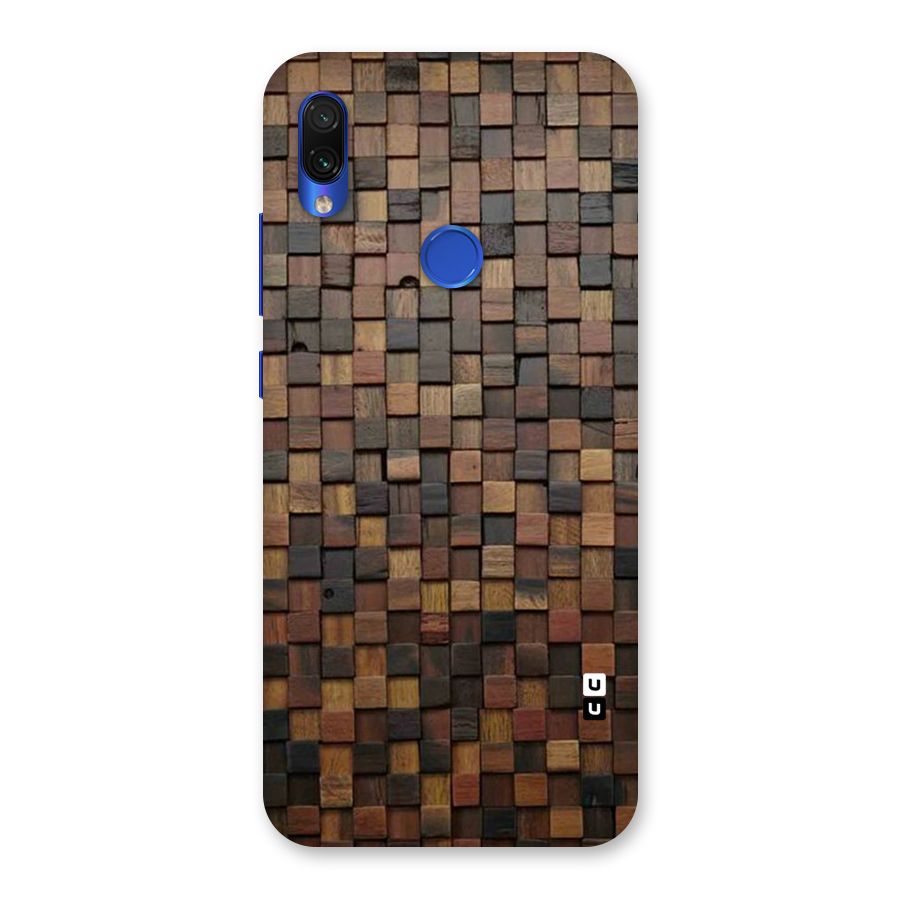 Blocks Of Wood Back Case for Redmi Note 7S