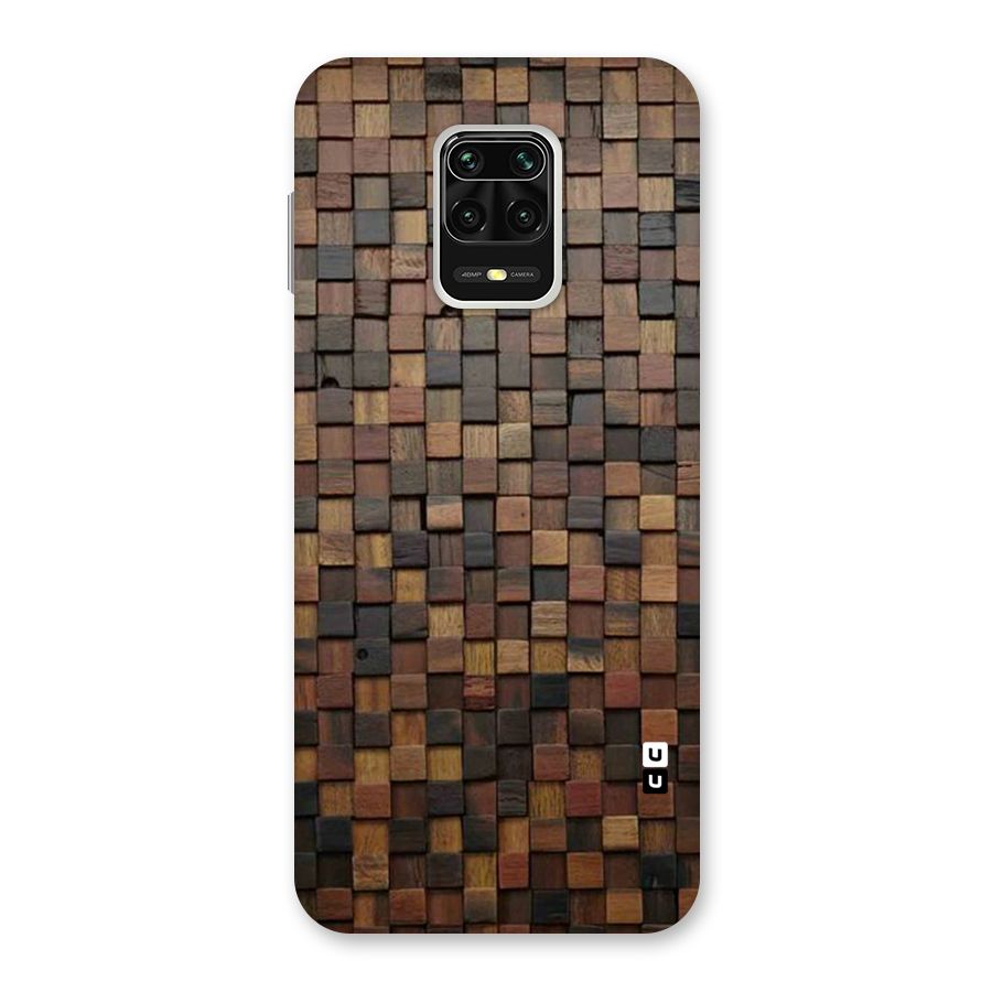 Blocks Of Wood Back Case for Redmi Note 9 Pro