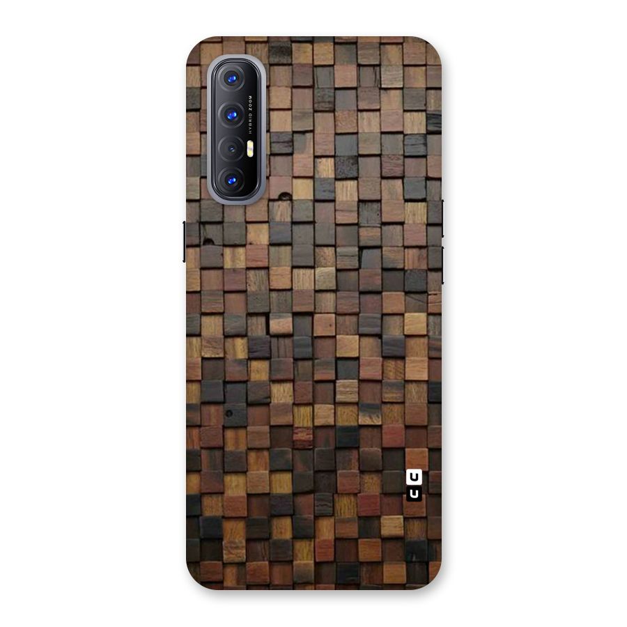 Blocks Of Wood Back Case for Reno3 Pro