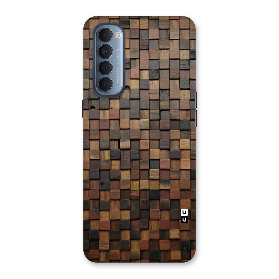 Blocks Of Wood Back Case for Reno4 Pro