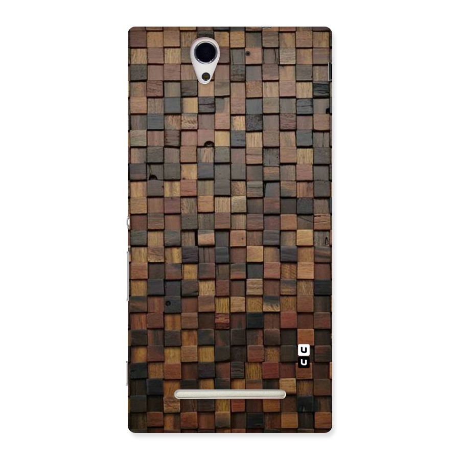 Blocks Of Wood Back Case for Sony Xperia C3