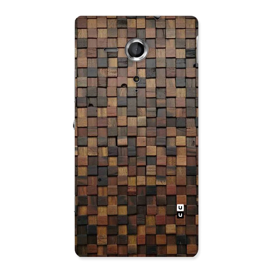 Blocks Of Wood Back Case for Sony Xperia SP
