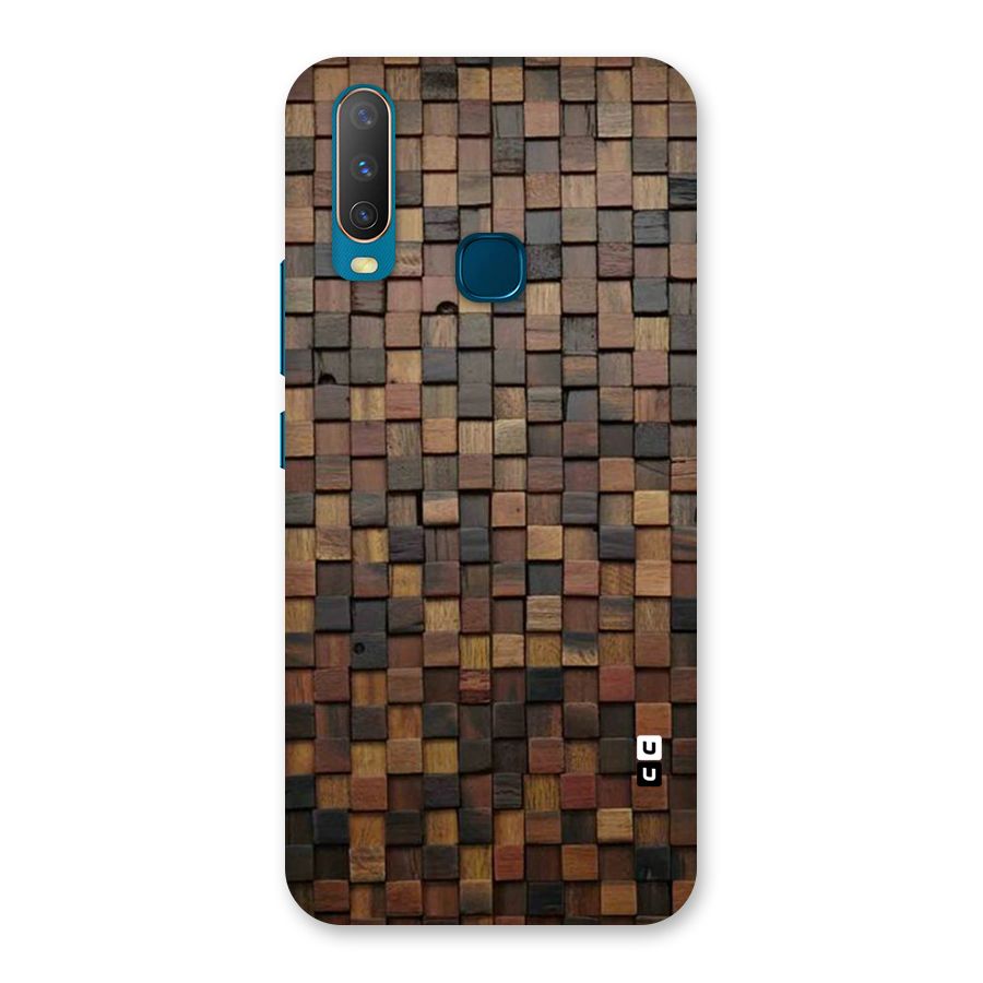 Blocks Of Wood Back Case for Vivo U10