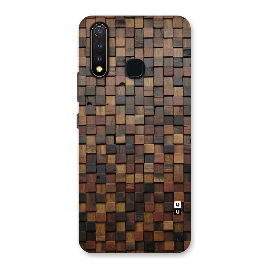 Blocks Of Wood Back Case for Vivo U20
