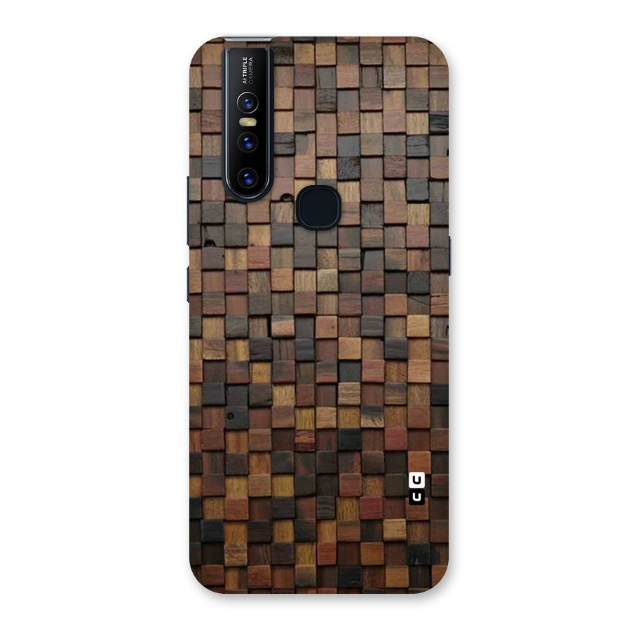 Blocks Of Wood Back Case for Vivo V15