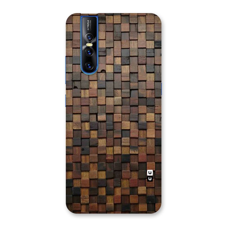 Blocks Of Wood Back Case for Vivo V15 Pro