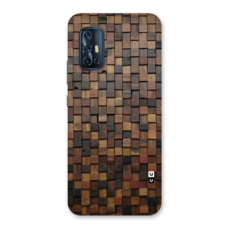 Blocks Of Wood Back Case for Vivo V17