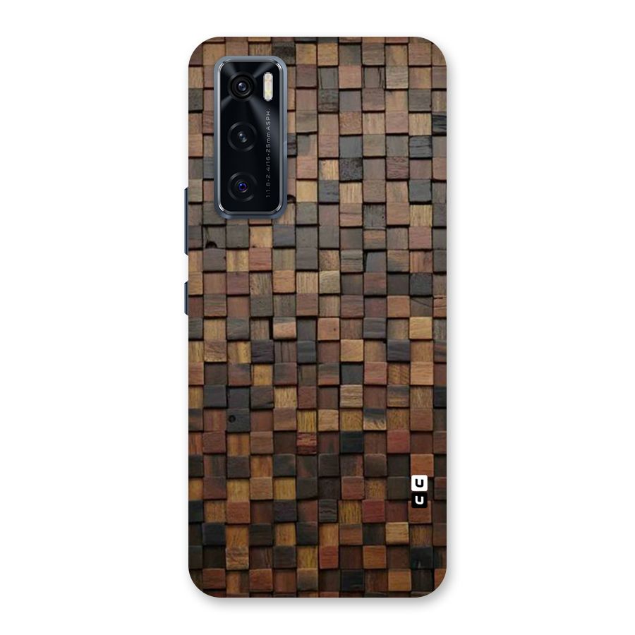Blocks Of Wood Back Case for Vivo V20 SE