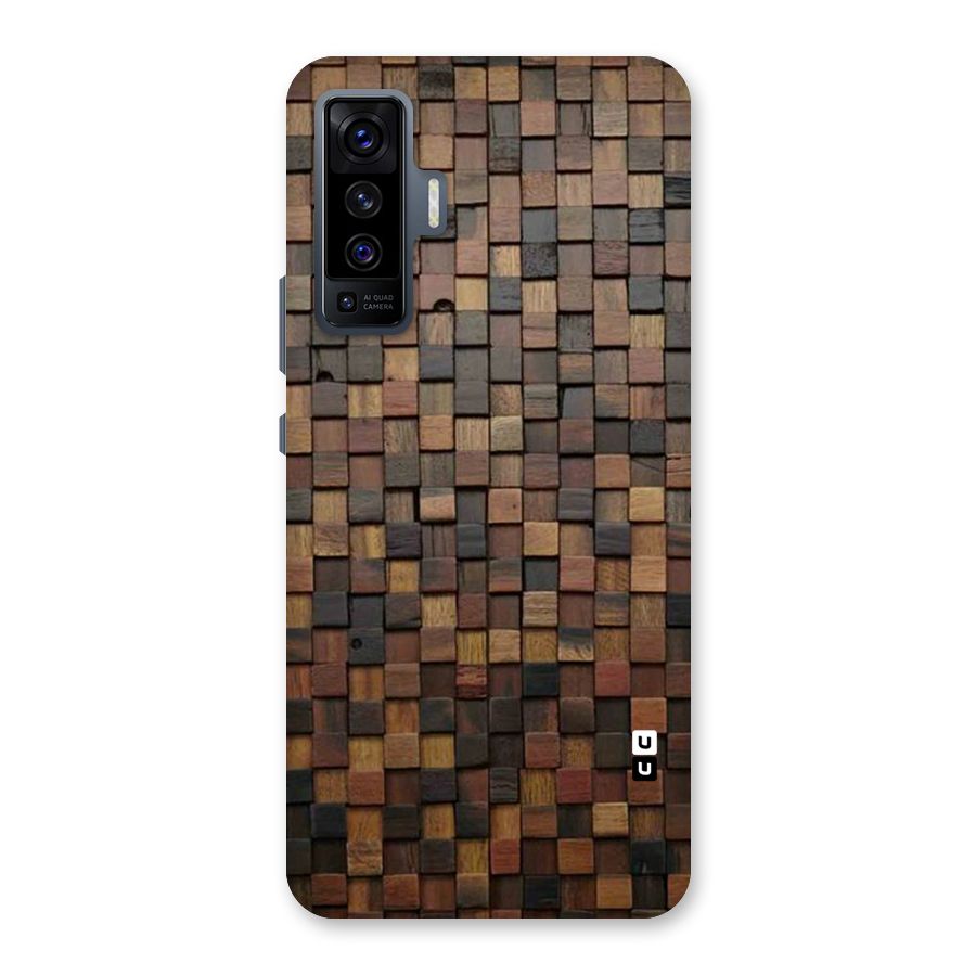 Blocks Of Wood Back Case for Vivo X50