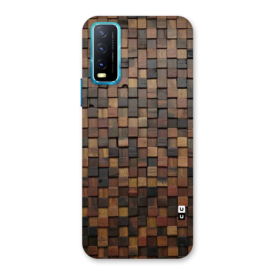Blocks Of Wood Back Case for Vivo Y20G