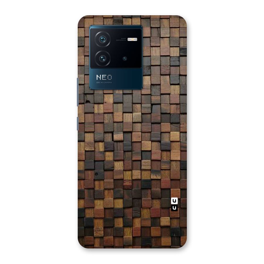 Blocks Of Wood Back Case for Vivo iQOO Neo 6 5G