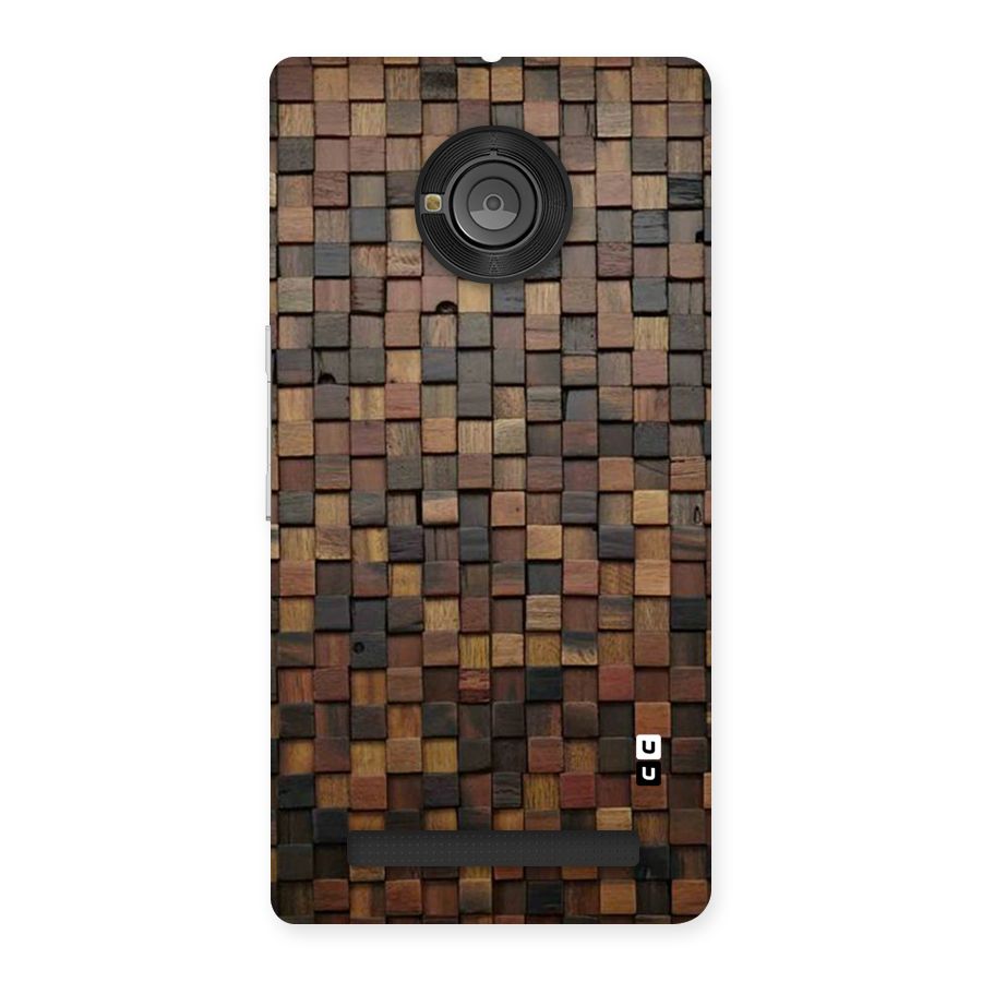 Blocks Of Wood Back Case for Yu Yuphoria