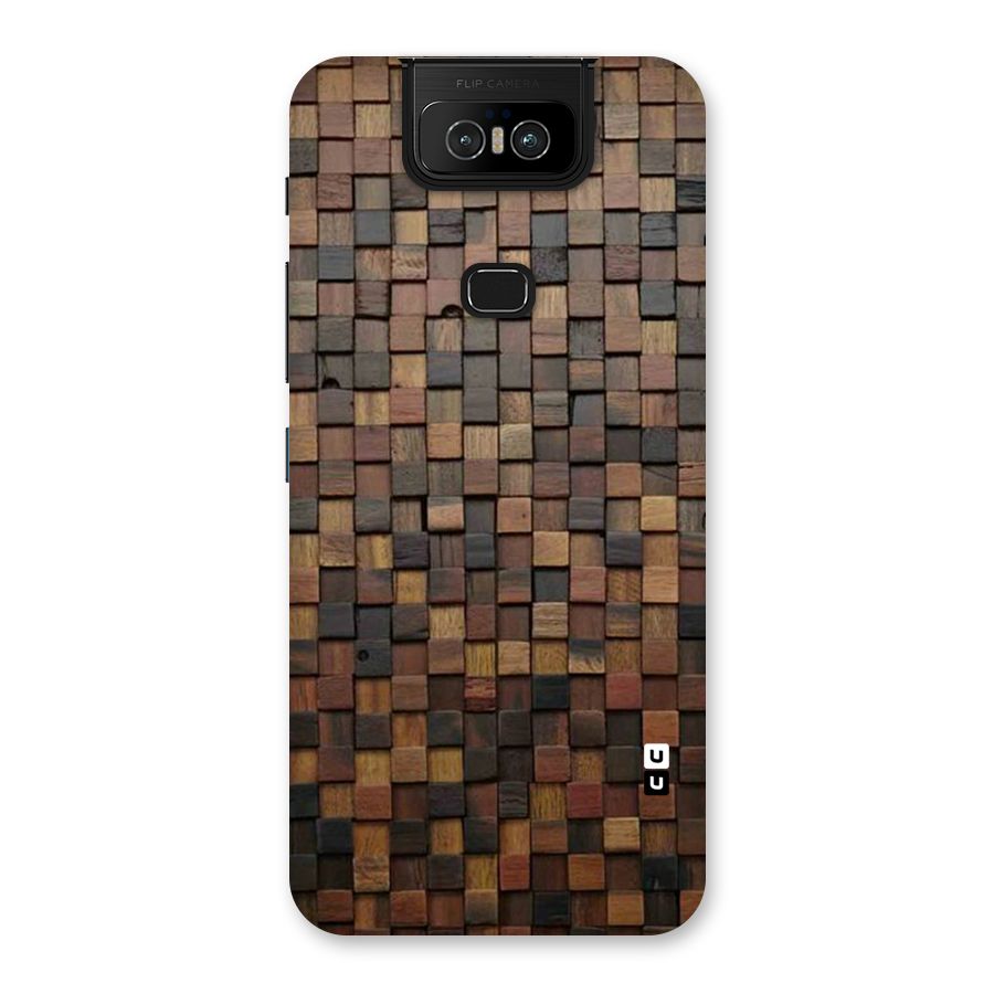 Blocks Of Wood Back Case for Zenfone 6z