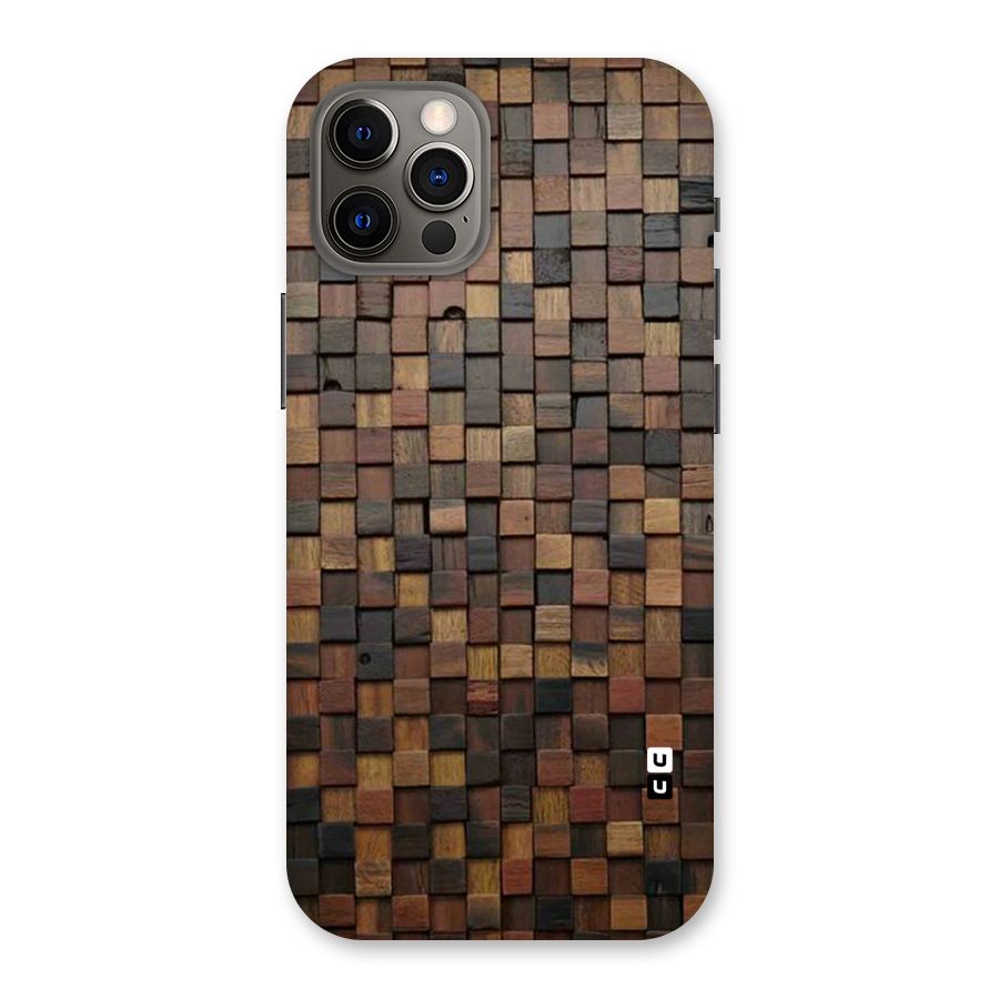 Blocks Of Wood Back Case for iPhone 12 Pro