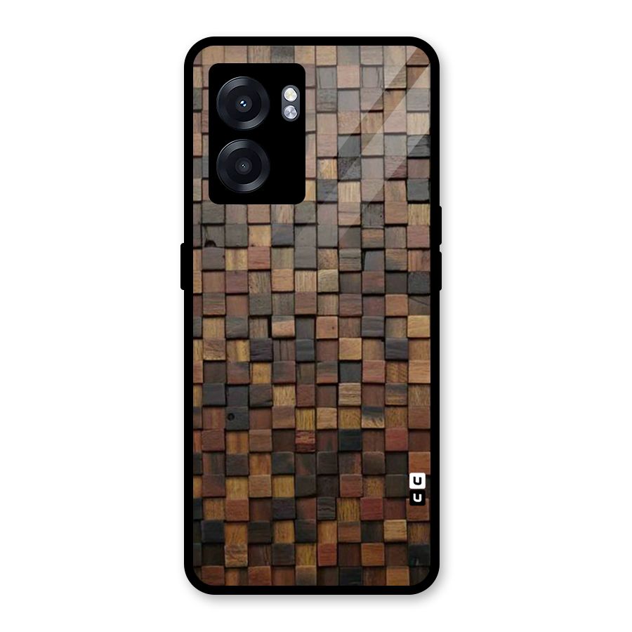 Blocks Of Wood Glass Back Case for Oppo K10 (5G)