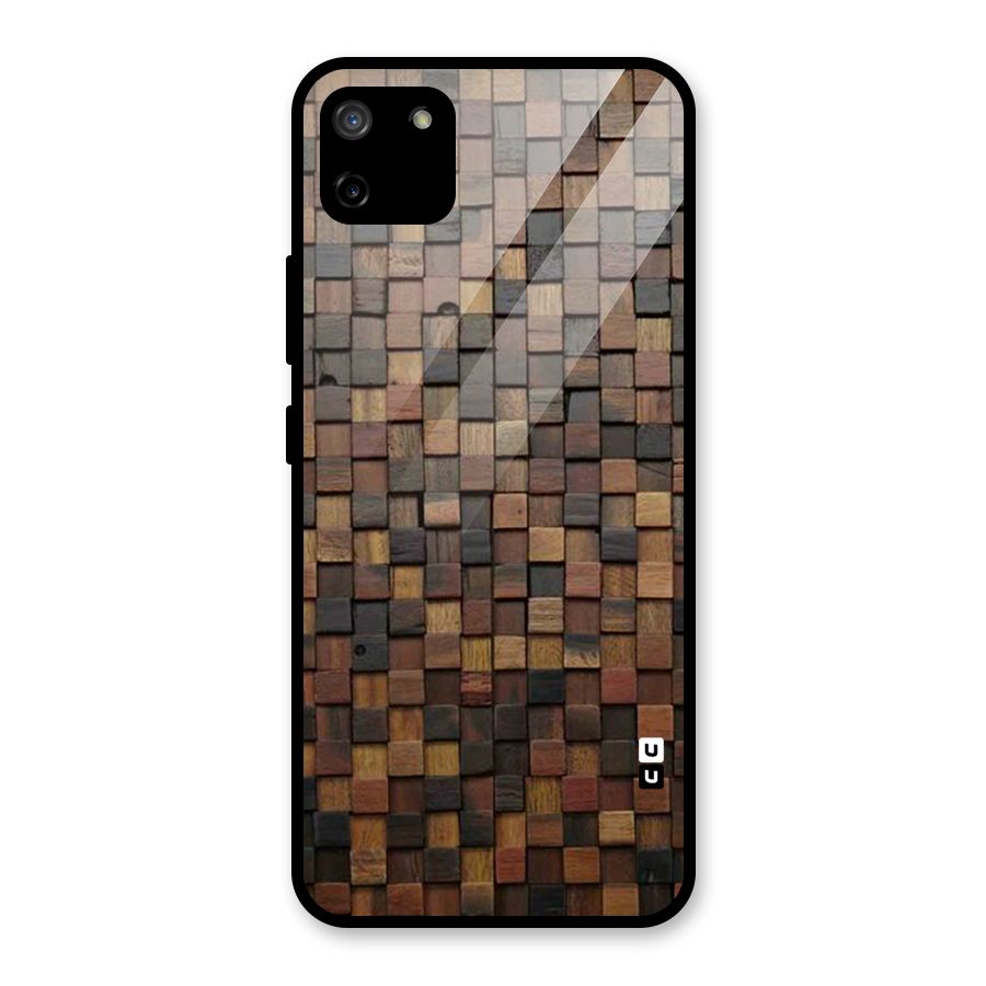 Blocks Of Wood Glass Back Case for Realme C11