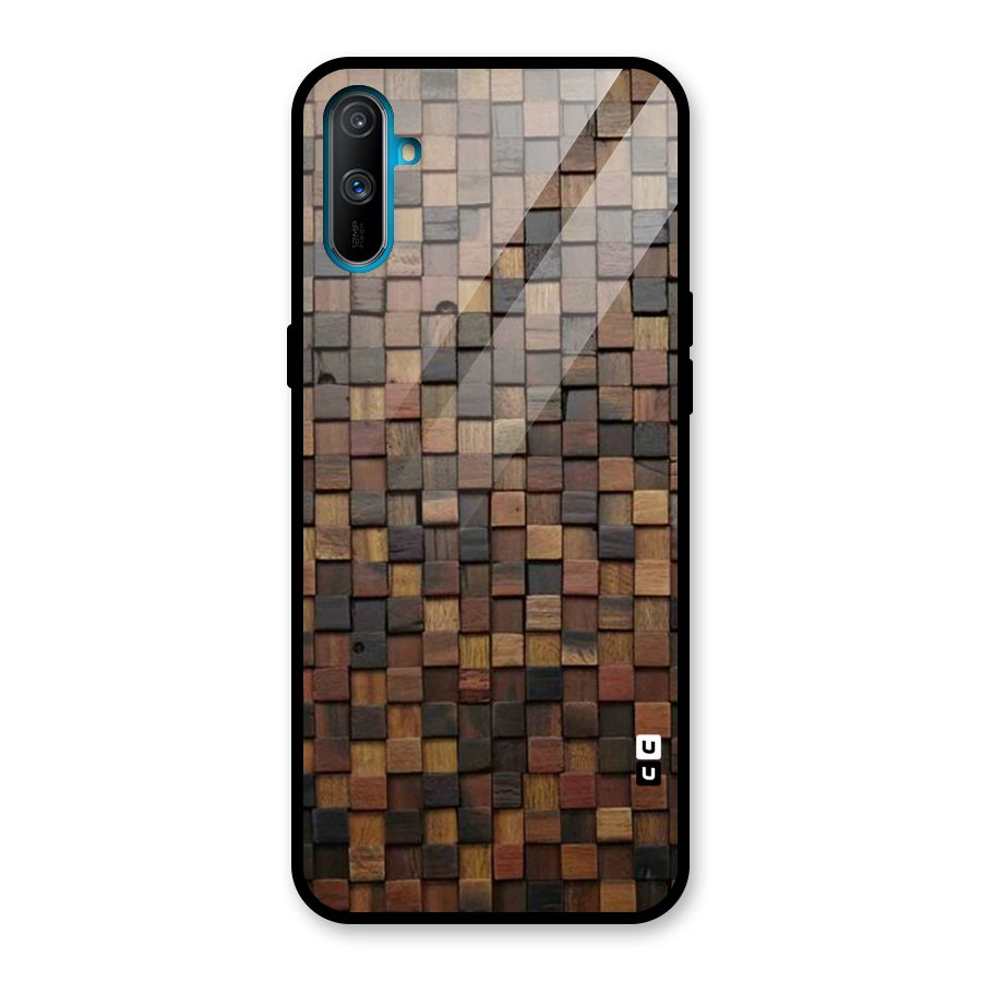 Blocks Of Wood Glass Back Case for Realme C3