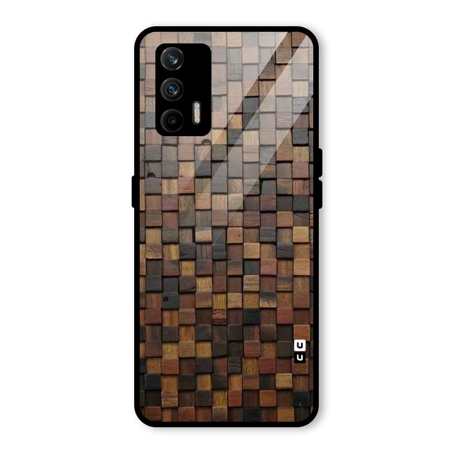 Blocks Of Wood Glass Back Case for Realme GT 5G